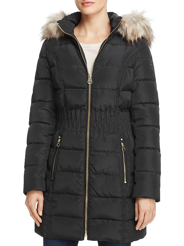 Womens Quilted Warm Parka Coat