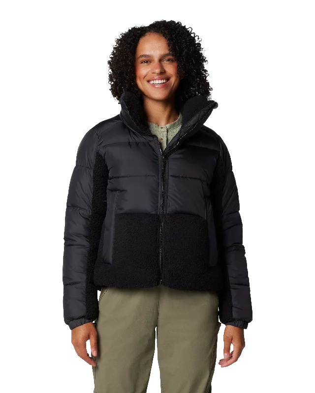 Leadbetter Point II Sherpa Hybrid Jacket in Black