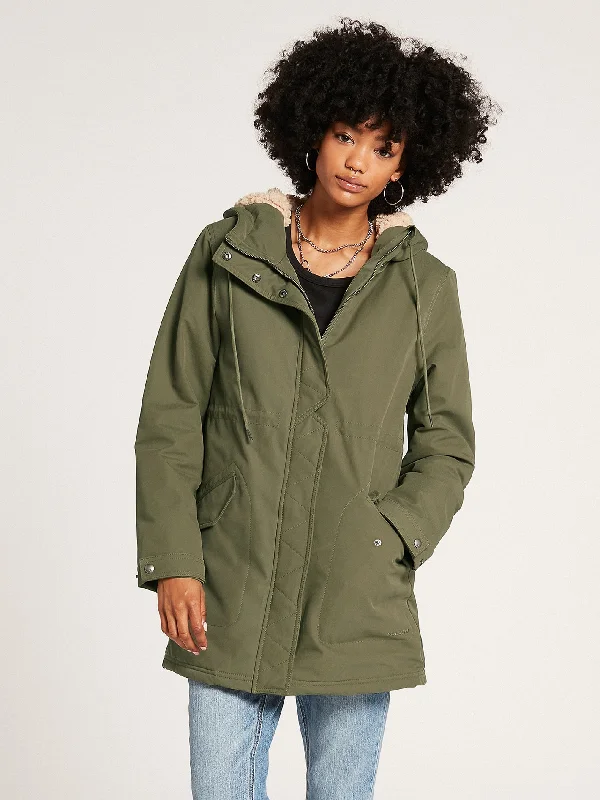 Less Is More 5K Parka - ARMY GREEN COMBO