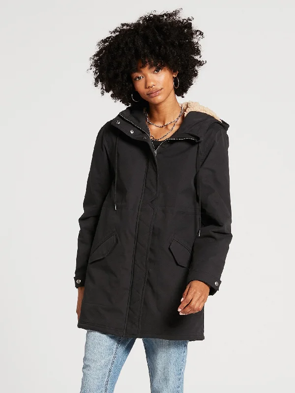 Less Is More 5K Parka - BLACK