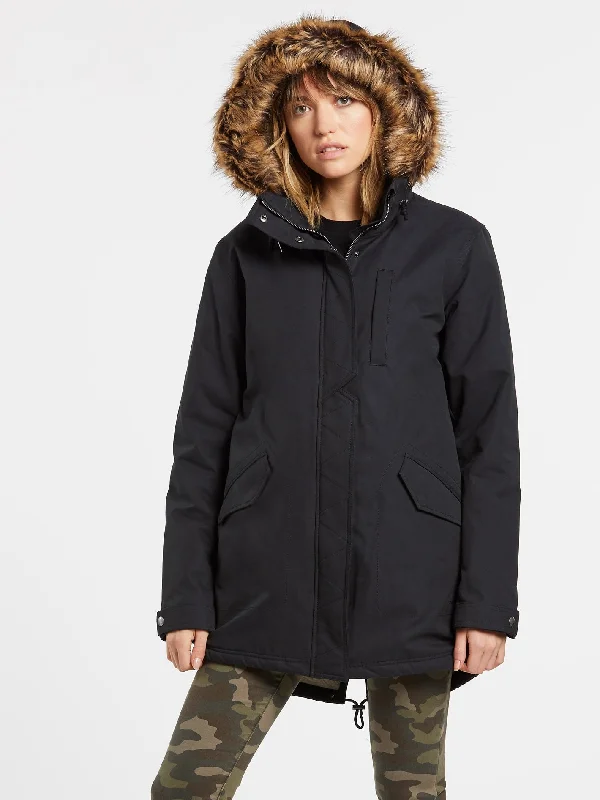 Less Is More 5K Parka - BLACK