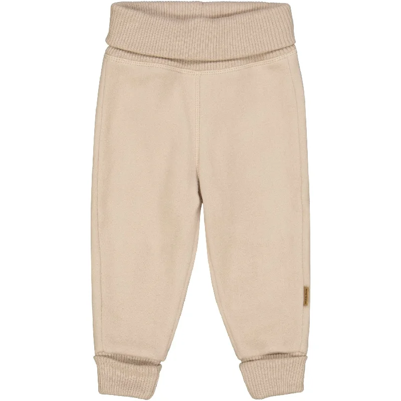 Mikk-Line Warm Taupe Cotton Fleece Bukser