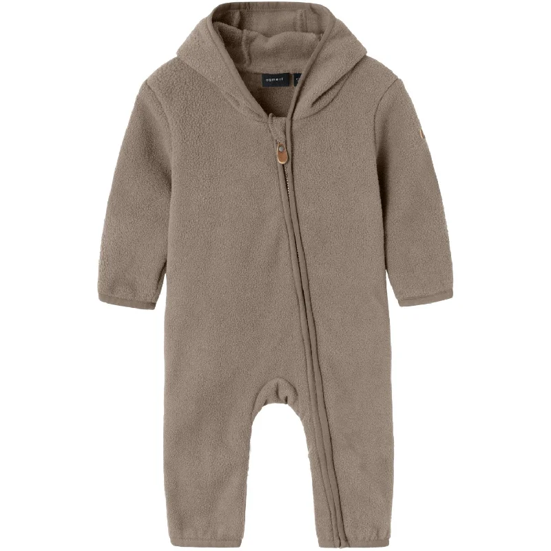 Name It Desert Taupe Meeko Fleece Dragt