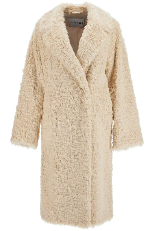 nicole faux fur coat 61126 9094 CREAM