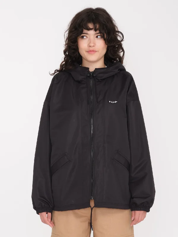 Play'N Stoned Parka - BLACK