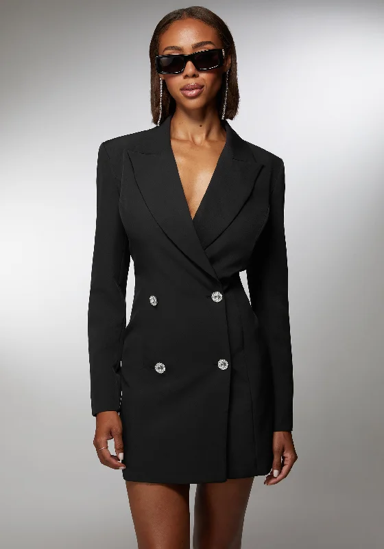 Bold Blazer Dress