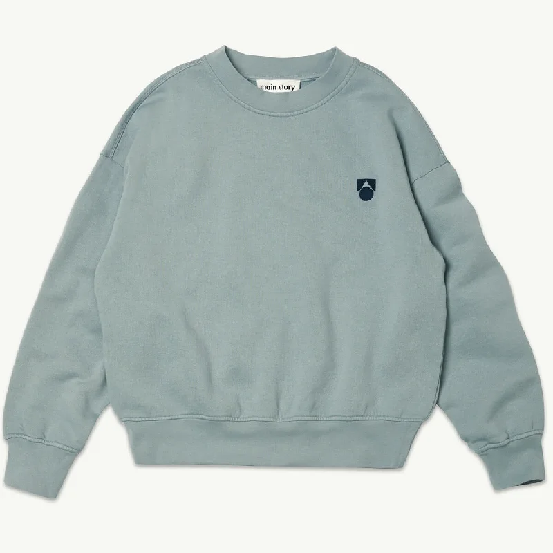 Bubble Sweatshirt in Quarry by Main Story