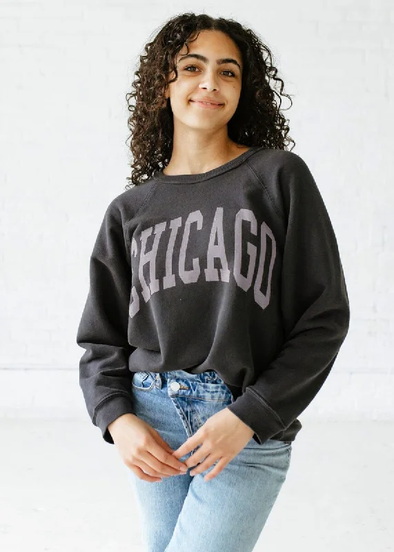 Chicago Classic Crew Sweatshirt - Vintage Black