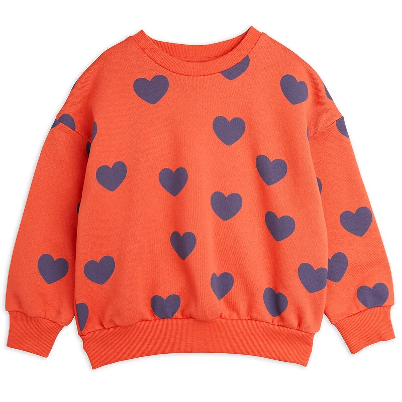 Hearts AOP Sweatshirt by Mini Rodini