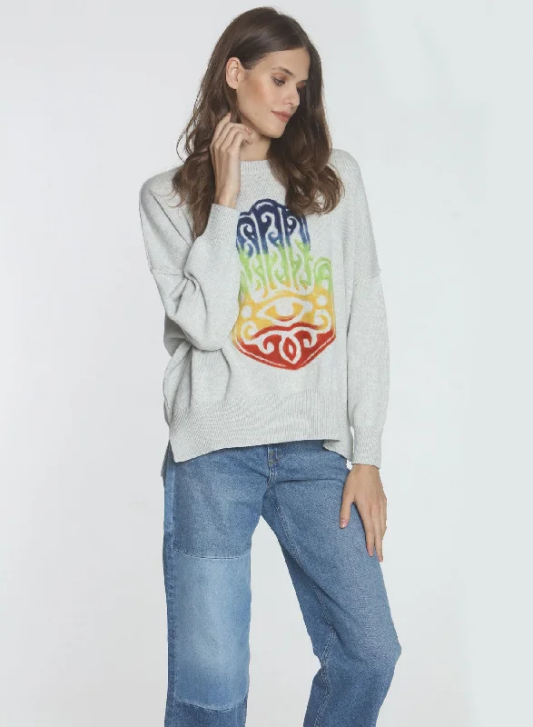 Karma Sweatshirt - Pumice Hand