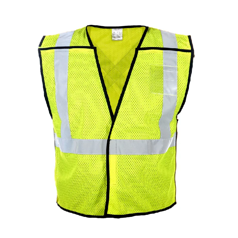 Kishigo X-Back Breakaway Lime Safety Vest #1805