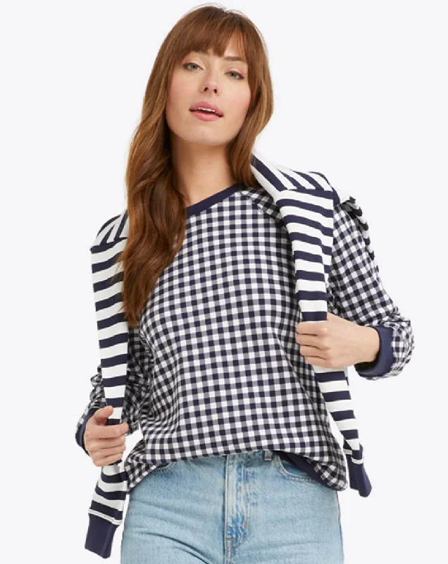 Natalie Sweatshirt in Gingham