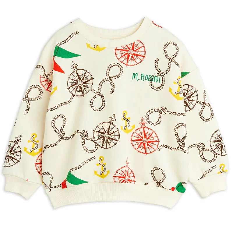 Nautical AOP Sweatshirt by Mini Rodini