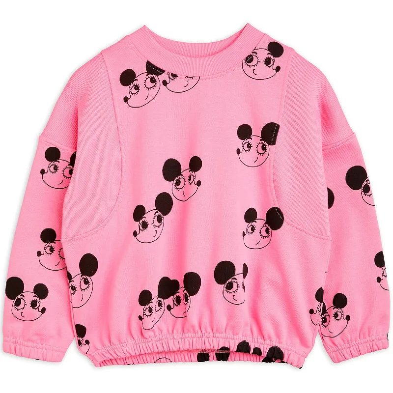 Ritzratz AOP Sweatshirt in Pink by Mini Rodini