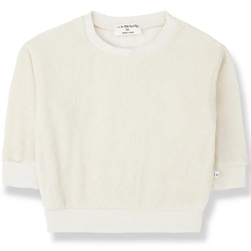 Stefano Sweatshirt in Ivory by 1+ in the Family