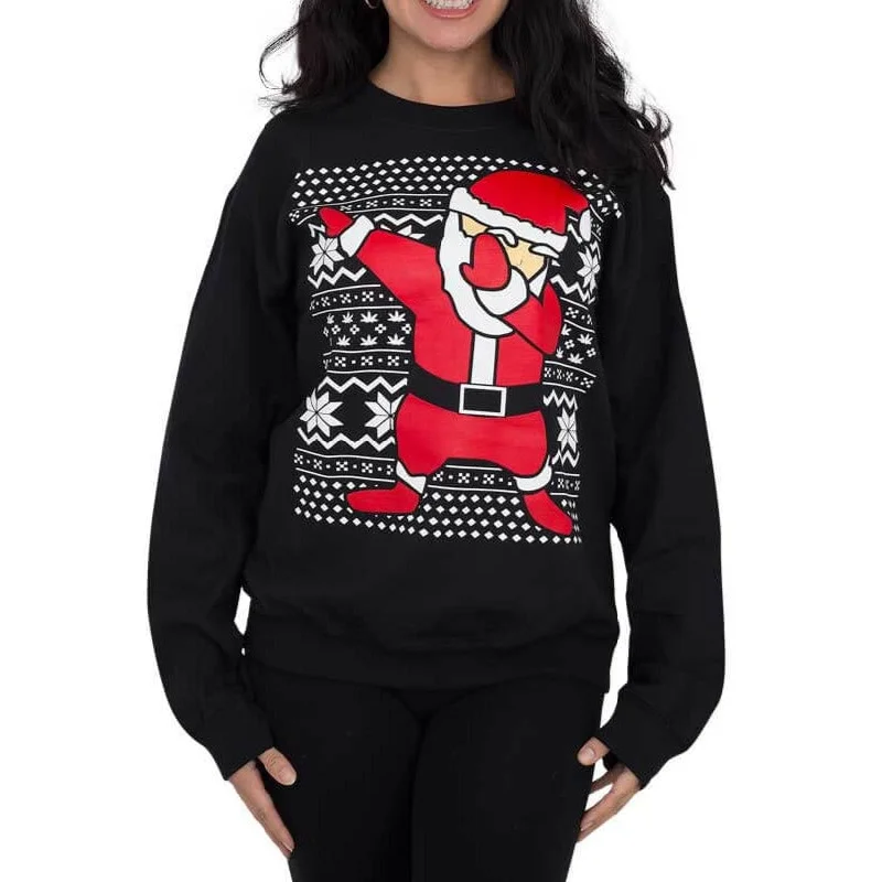 Women's Dabbin' Santa Ugly Christmas Sweatshirt