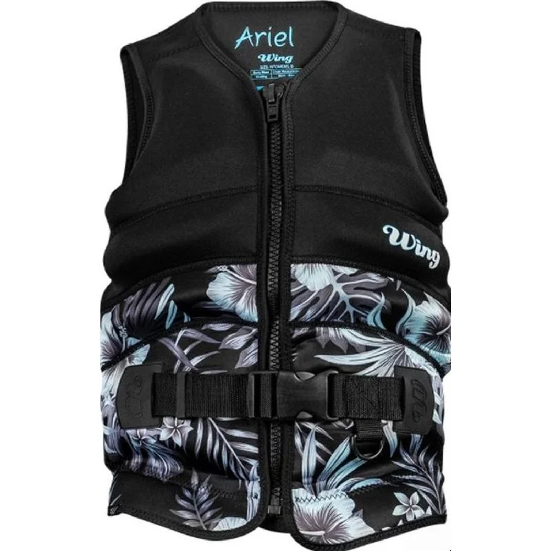 2022 WING ARIEL WOMENS VEST - BLACK