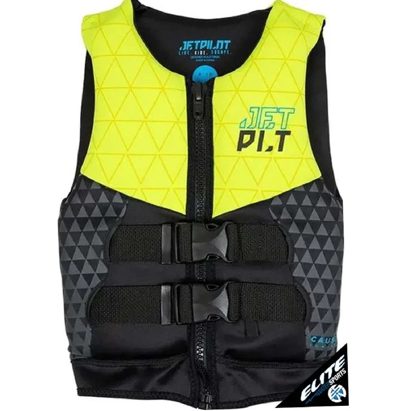 2024 JETPILOT THE CAUSE BOYS VEST - YELLOW