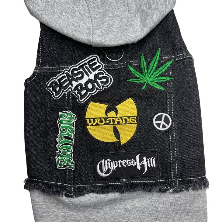 Denim Rocker Vest - Green Day