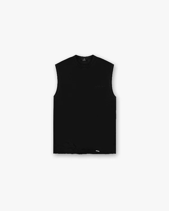 Slub Tank - Jet Black