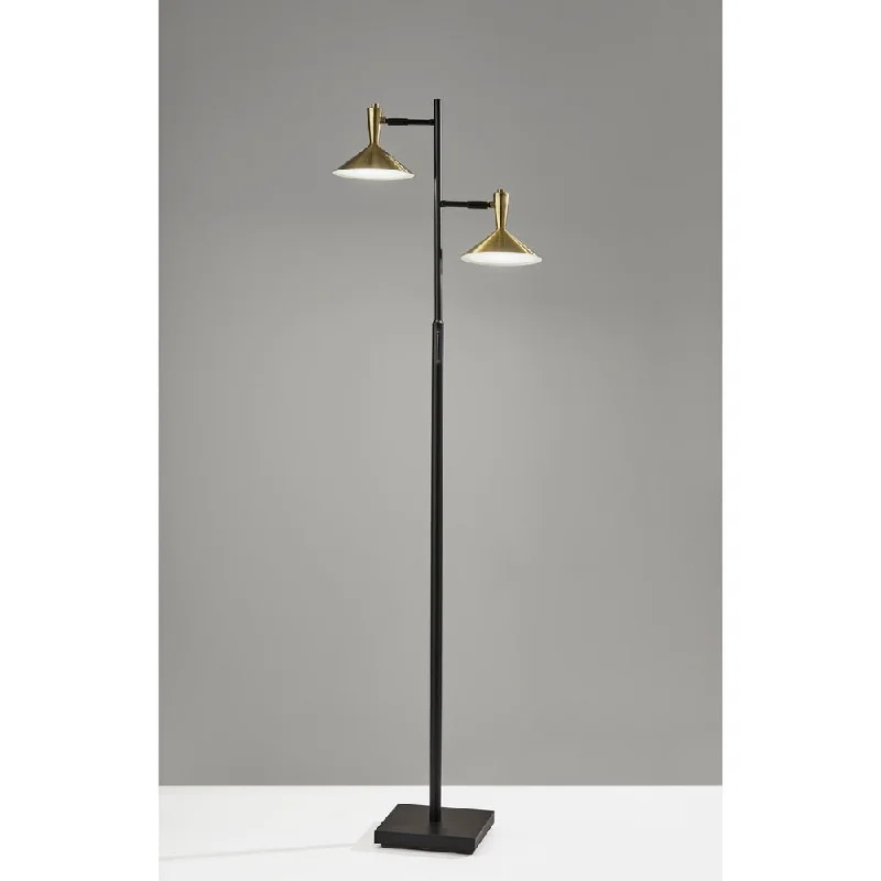 Adjustable Height Floor Lamp for Versatile Lighting NeedsAdjustable Height Floor Lamp for Versatile Lighting NeedsAdesso Black & Antique Brass Lucas LED Tree Lamp Adjustable Height Floor Lamp for Versatile Lighting NeedsAdjustable Height Floor Lamp for Versatile Lighting NeedsAdesso Black & Antique Brass Lucas LED Tree Lamp