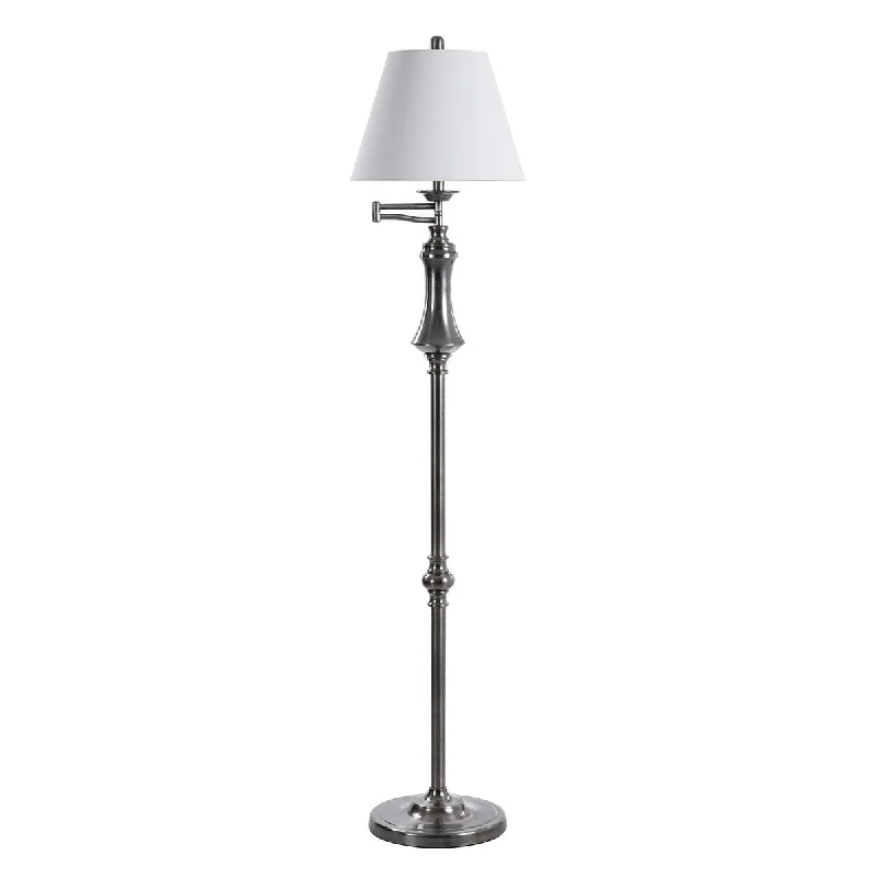 Metal Floor Lamp with a Matte Black Finish for a Sleek LookLogan Transitional Swing Arm Floor Lamp Metal Floor Lamp with a Matte Black Finish for a Sleek LookLogan Transitional Swing Arm Floor Lamp